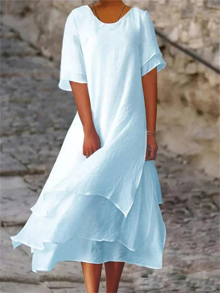 Jasmine | Layered Midi Dress