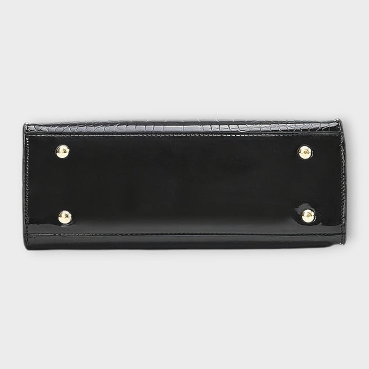 Velora | Crocodile Gloss Handbag