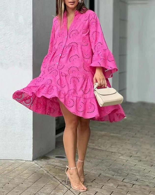 Emily | Eyelet Charm Dress