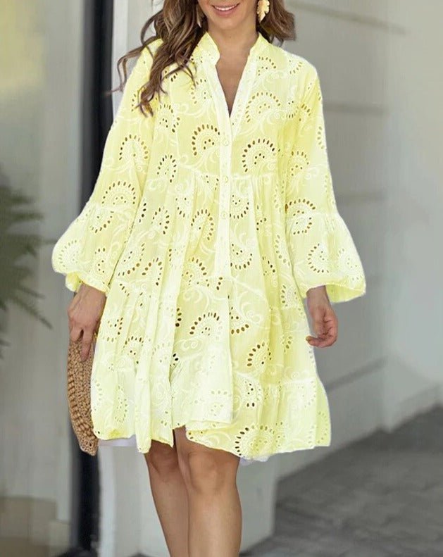 Emily | Eyelet Charm Dress