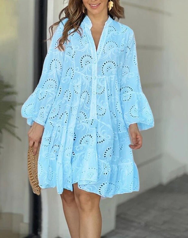 Emily | Eyelet Charm Dress