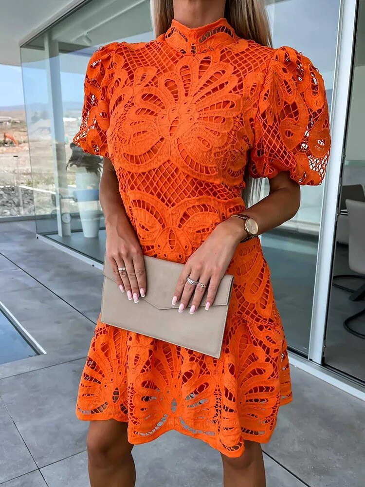 Juliette | Elegant Lace Midi Dress