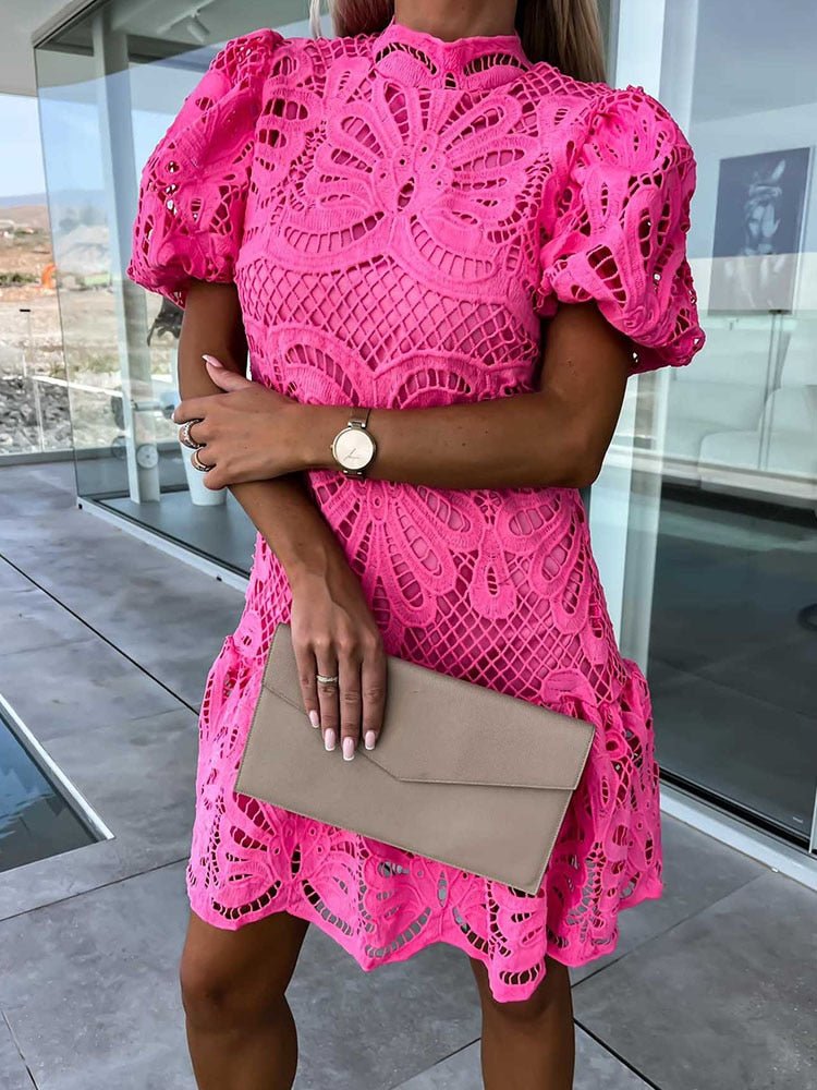 Juliette | Elegant Lace Midi Dress