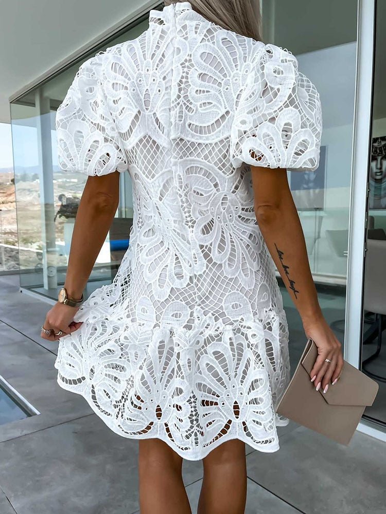 Juliette | Elegant Lace Midi Dress