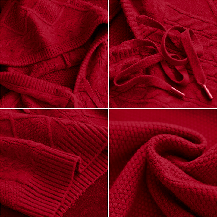 Fabiola | Hooded Jacquard Sweater