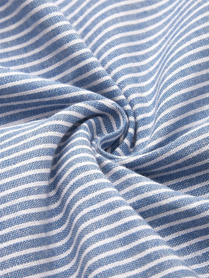 Elowra | Striped Comfort Midi Dress