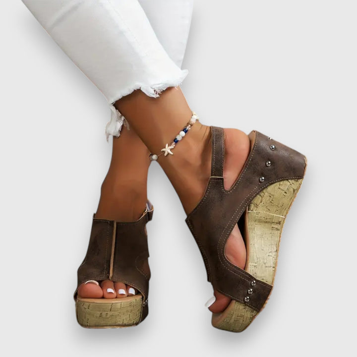 Mia | Retro Platform Sandals