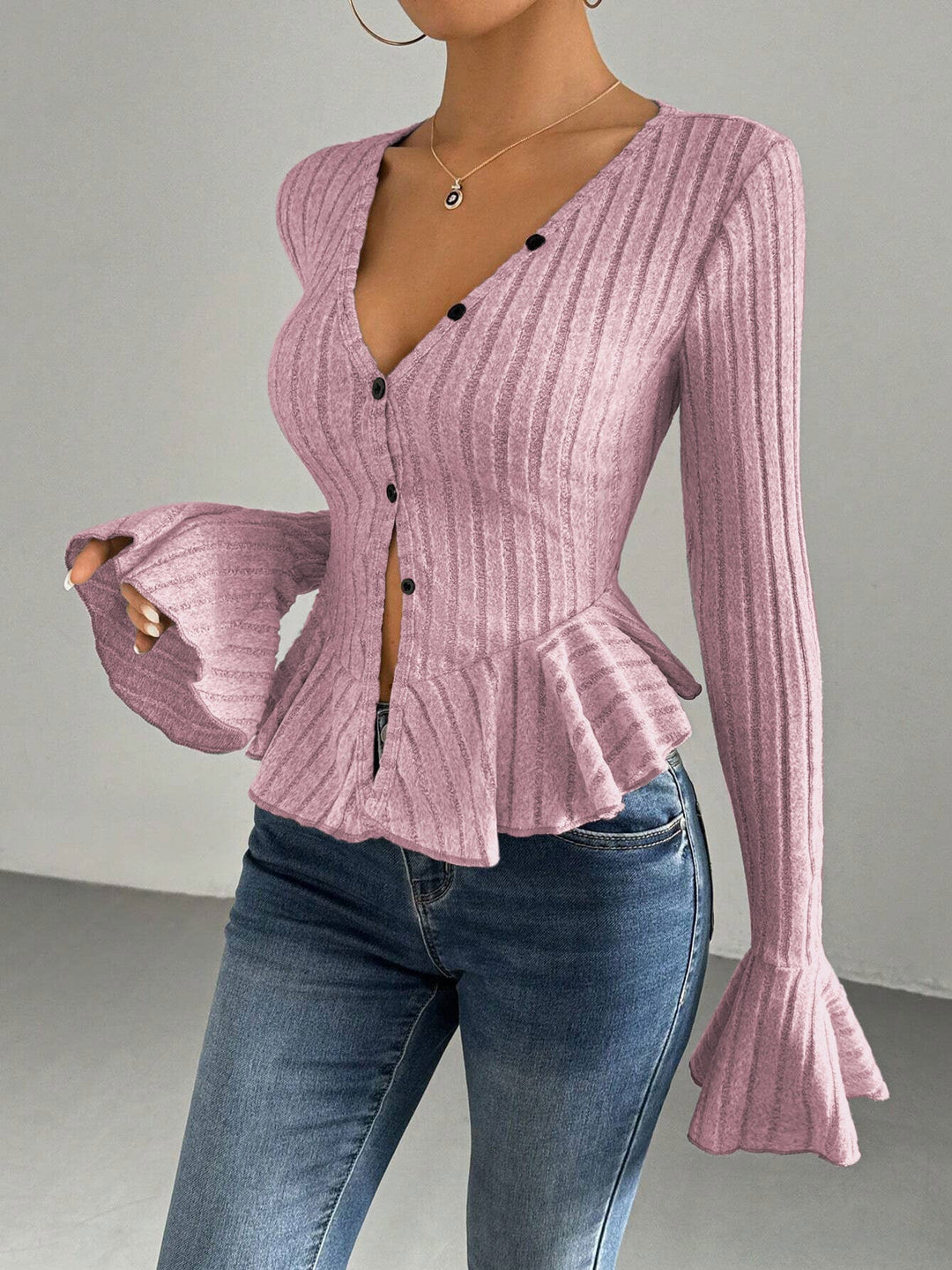 Clover | Elegant Ruffle Top