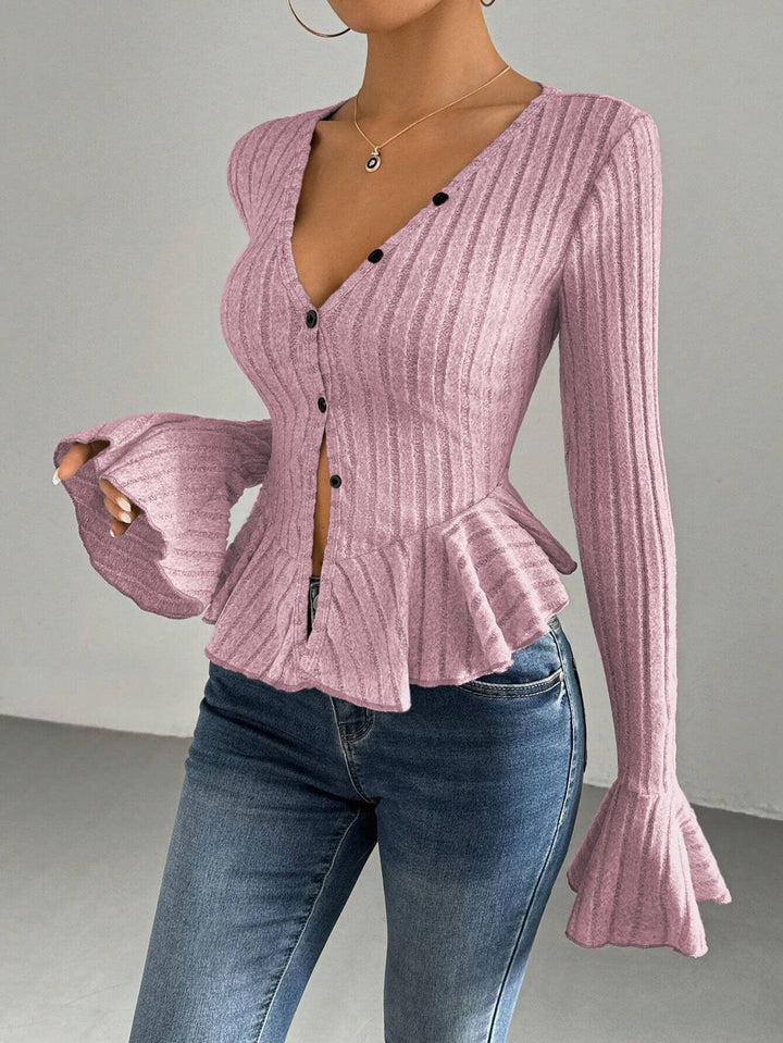 Clover | Elegant Ruffle Top
