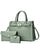 Alenor | Crocodile Embossed Handbag Set
