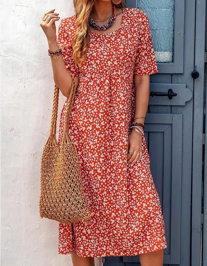 Lilo | Breezy Floral Midi Dress