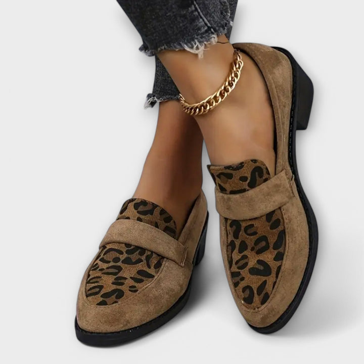 Karla | Leopard Print Loafers