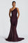 Fable | One-Shoulder Fishtail Gown - Plum