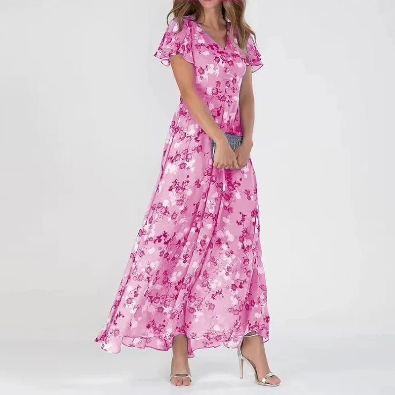 Elaya | Vibrant Maxi Dress