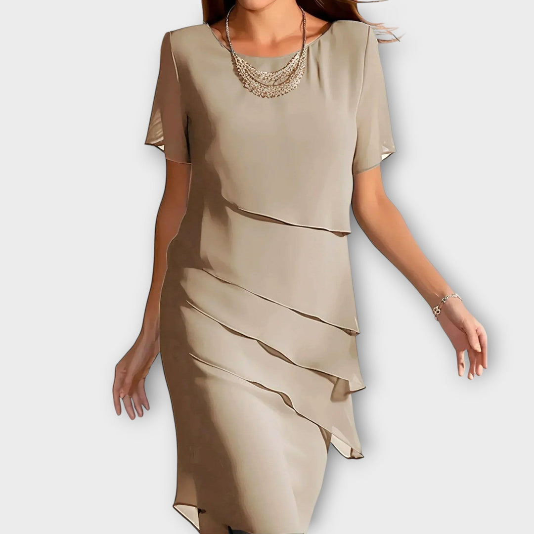 Aurelle | Tiered Elegance Dress