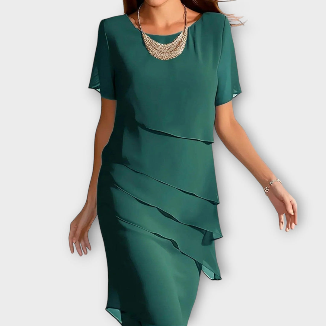 Aurelle | Tiered Elegance Dress