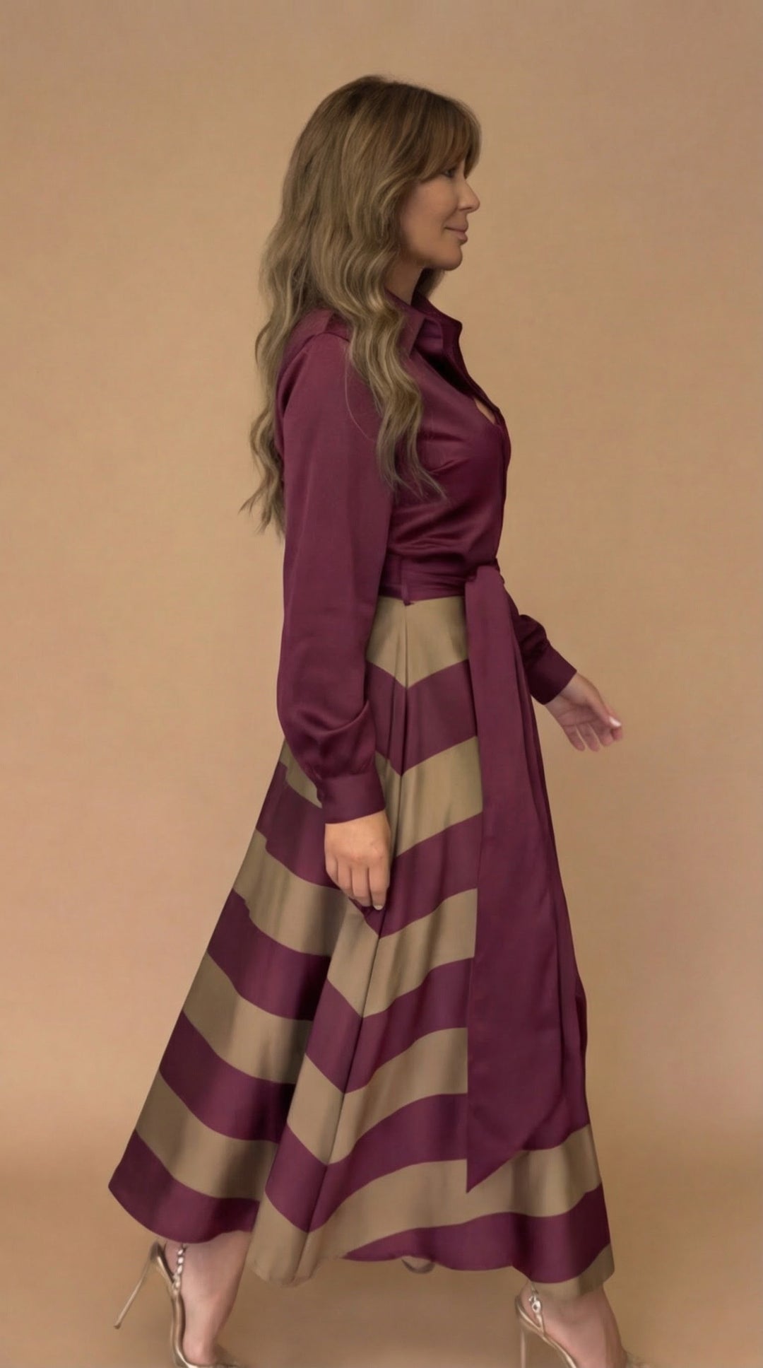 Mila | Striped Lace Dress