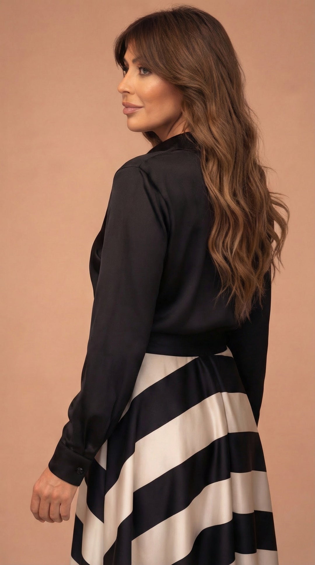 Mila | Striped Lace Dress