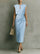 María | Chic Draped Midi Dress
