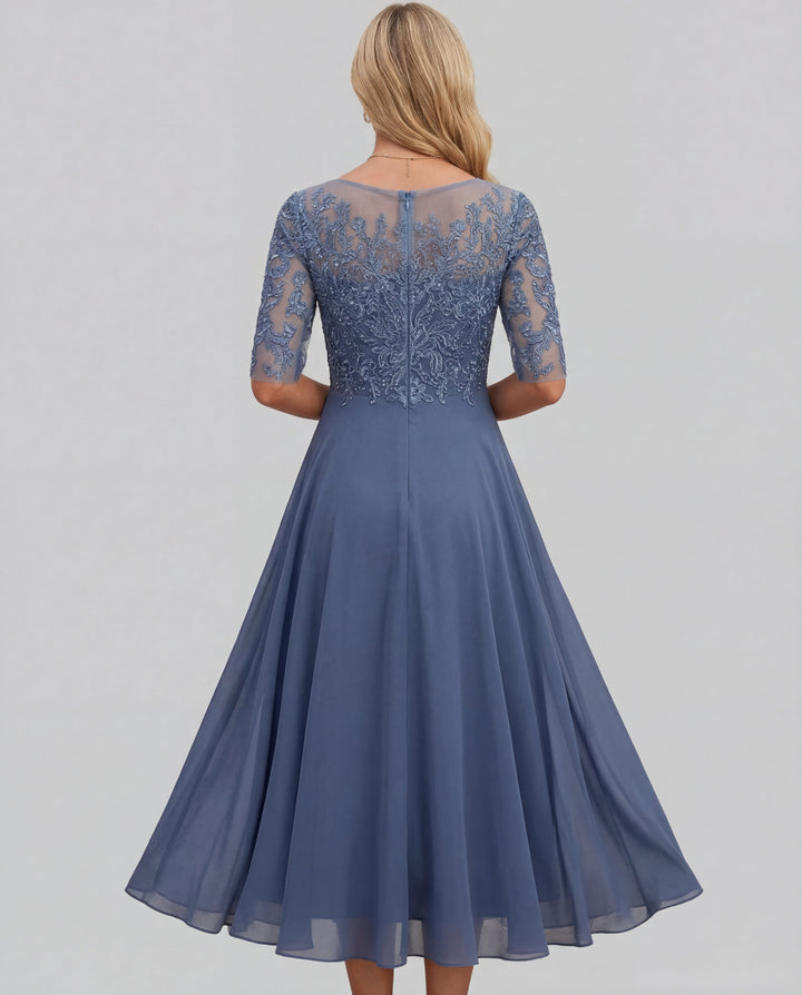 Marenna | Elegant Lace Midi Dress