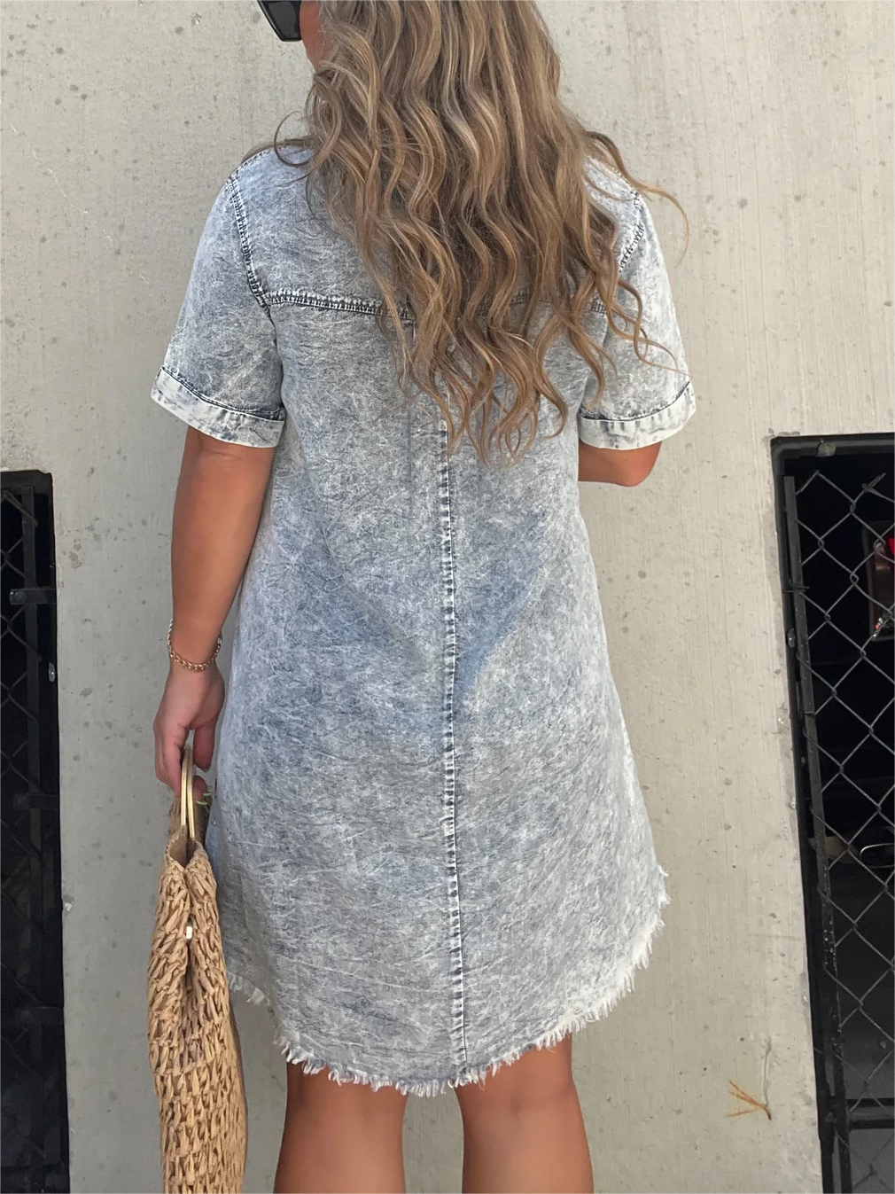 Levia | Washed Summer Shirt Dress