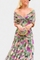 Magda | Long Floral Dress with V-Neck