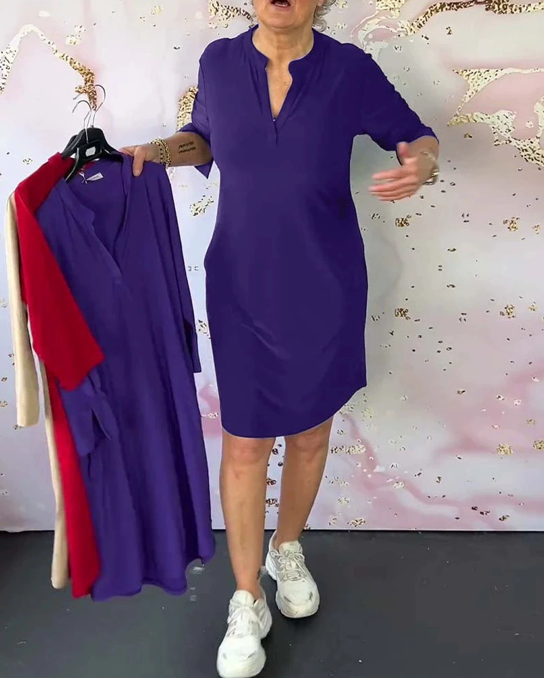 Hanneke | V-Neck Dress