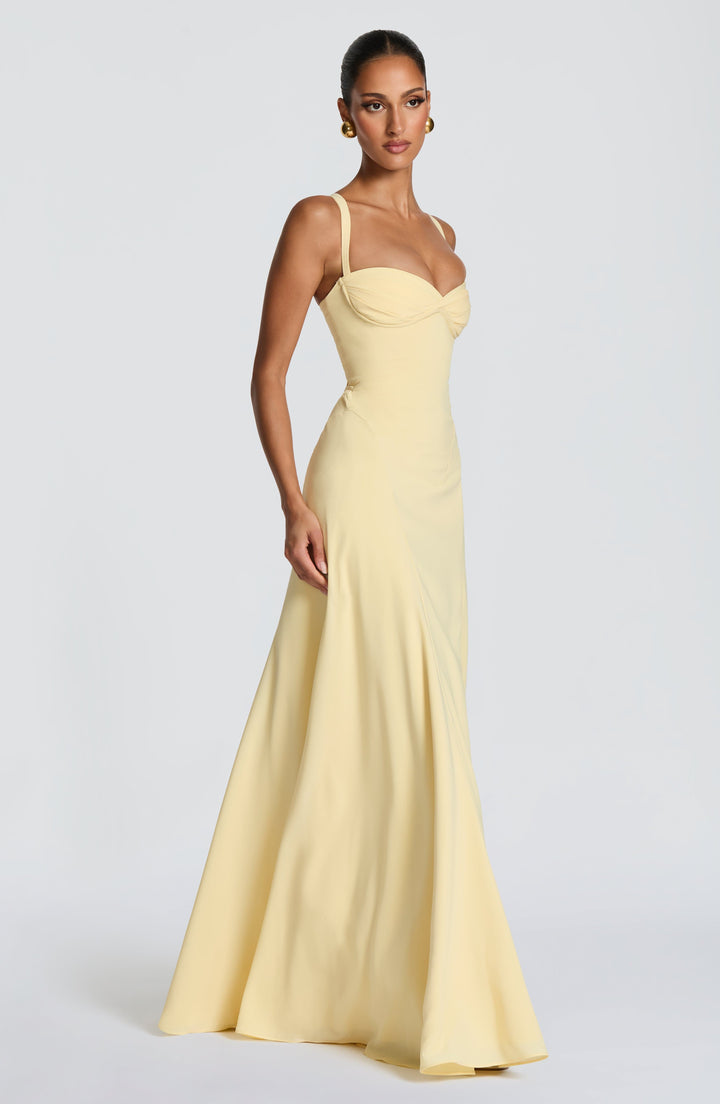 Irie | Lemon Maxi Dress - Butter Yellow