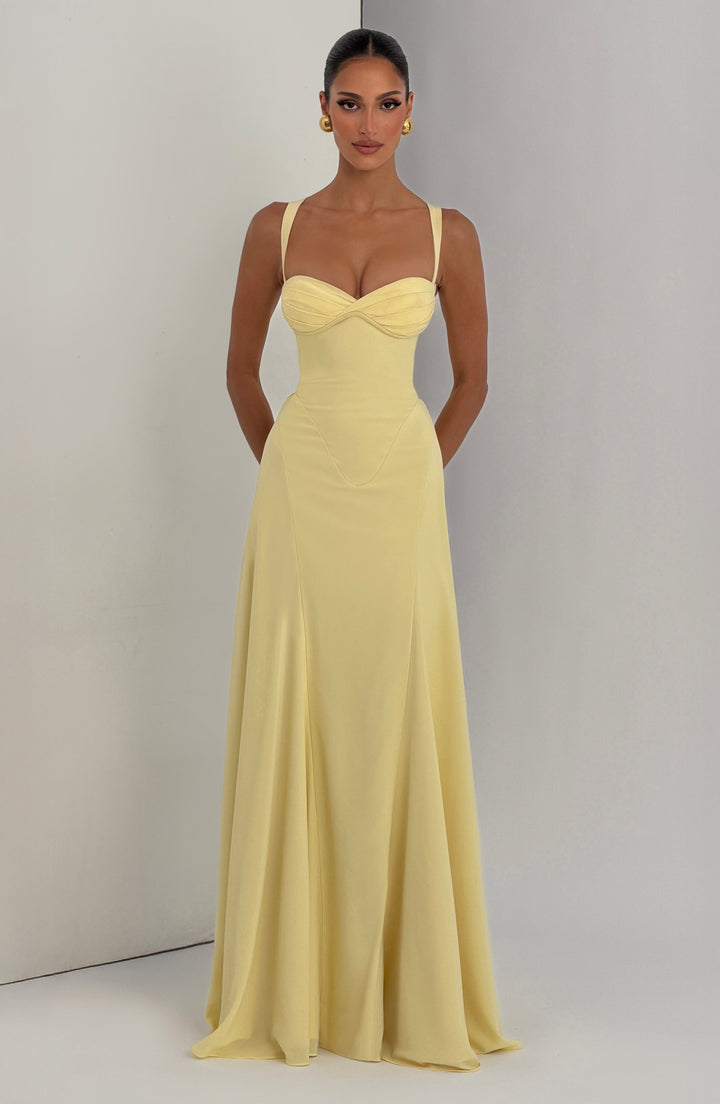 Irie | Lemon Maxi Dress - Butter Yellow