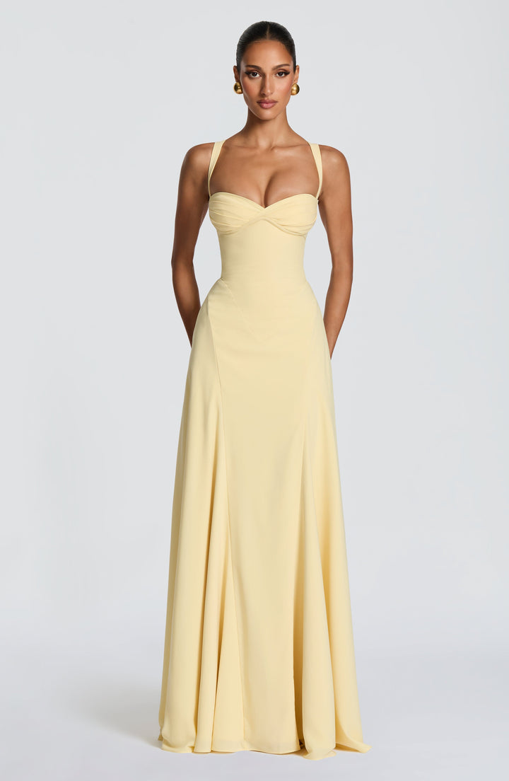 Irie | Lemon Maxi Dress - Butter Yellow