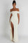Joyce | Bardot Maxi Dress - Ivory