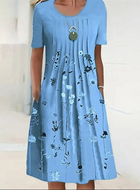 Jamila | Floral Summer Midi Dress