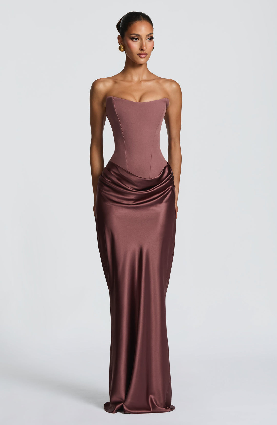 Maggie | Maxi Dress - Dusty Rose