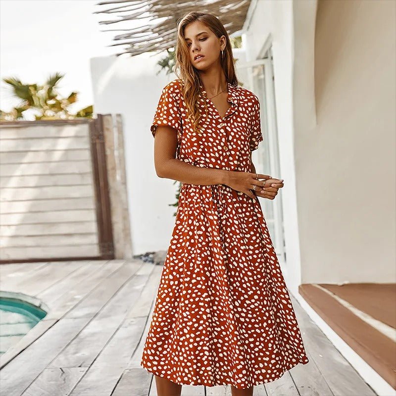 Ellano | Multicolour Summer Midi Dress