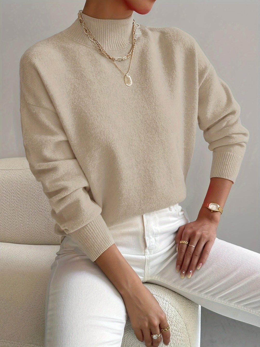 Harper - Soft Roll-Neck Jumper