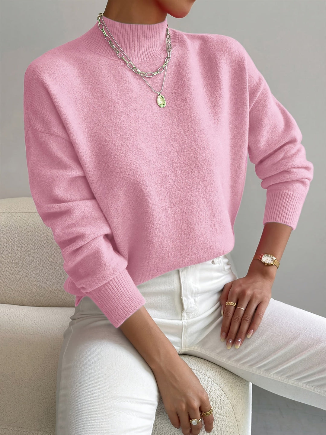 Harper - Soft Roll-Neck Jumper