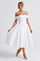 Miranda | Bardot Midi Dress - Ivory