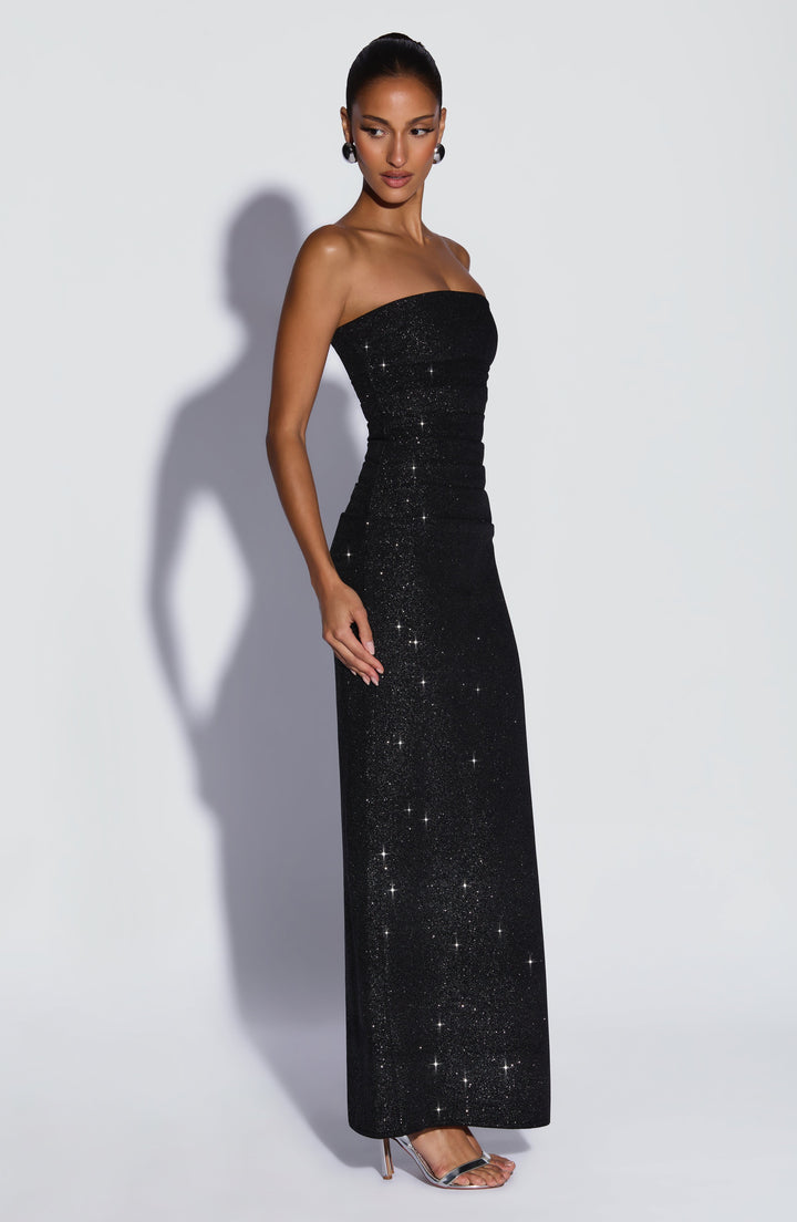 Zantara | Maxi Dress - Black Sparkle