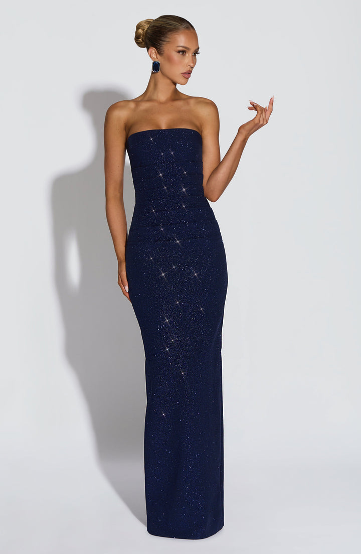 Zantara | Maxi Dress - Navy Sparkle