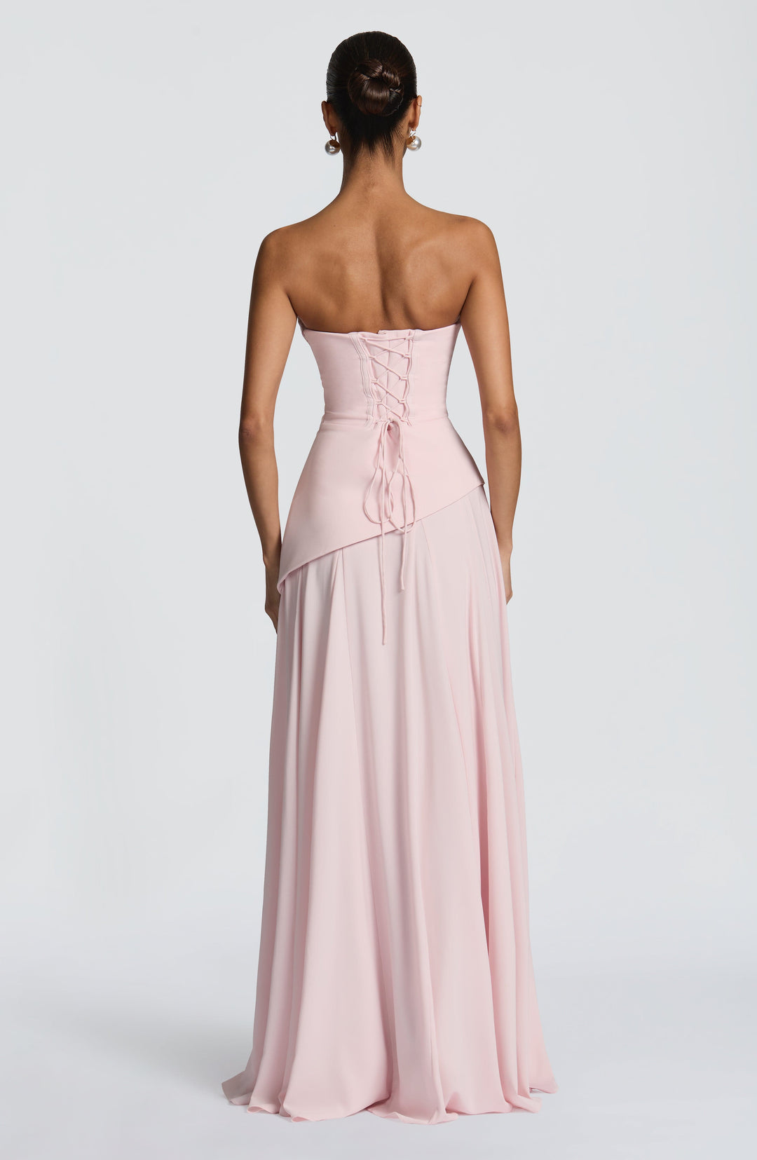 Patricia | Chiffon Maxi Dress - Blush