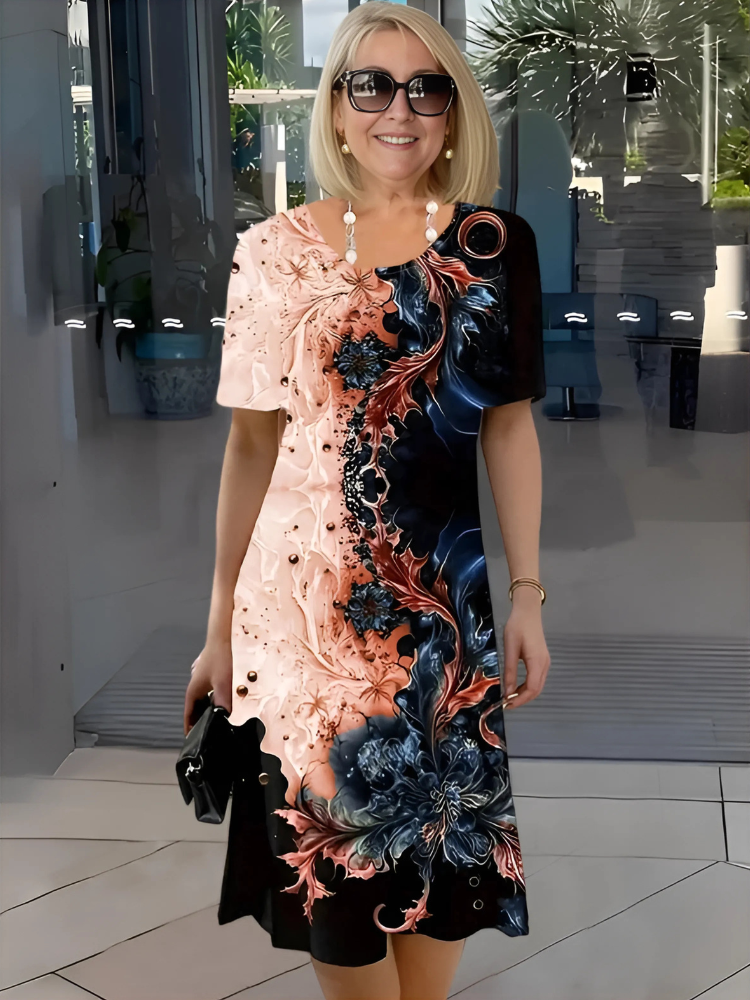 Maris - Floral Midi Dress