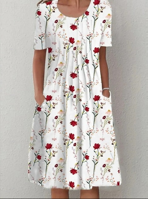 Jamila | Floral Summer Midi Dress