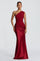 Sadona | One Shoulder Maxi Dress - Deep Red