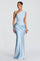 Sadona | One-Shoulder Maxi Dress - Glacier Blue