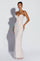 Sian | Lace Maxi Dress - Ivory Embellishment
