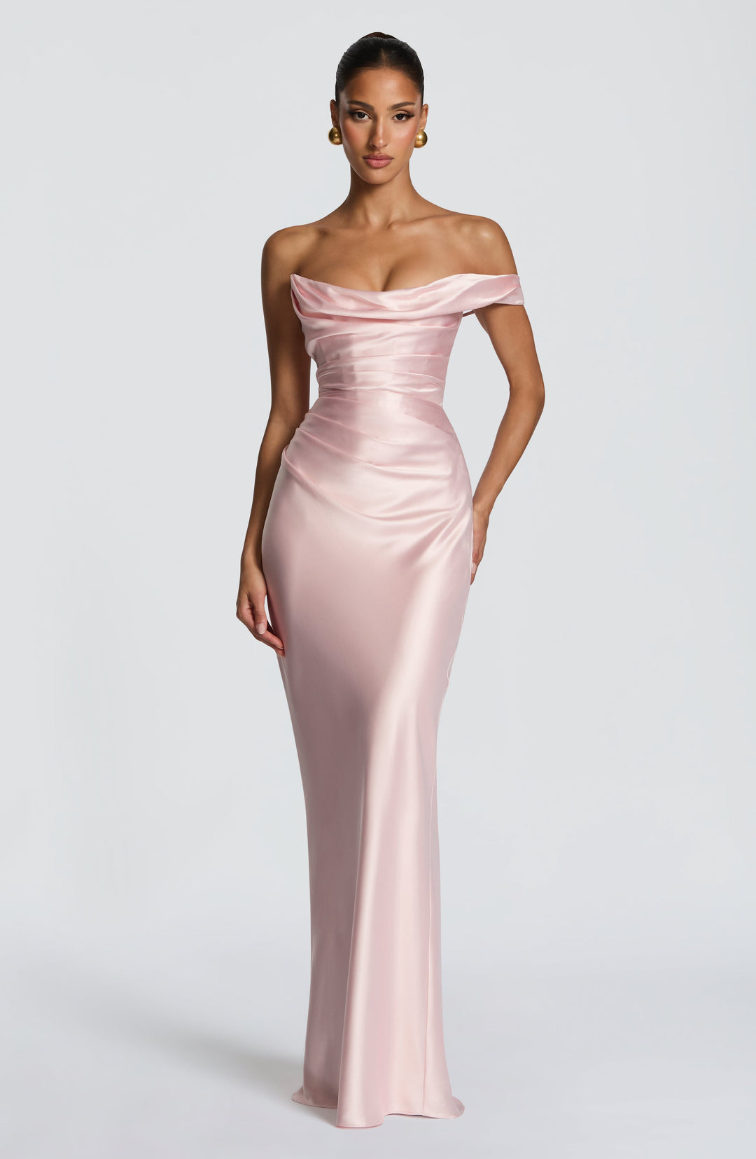 Thalassa | One-Shoulder Maxi Dress - Blush