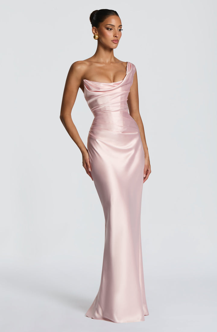 Thalassa | One-Shoulder Maxi Dress - Blush