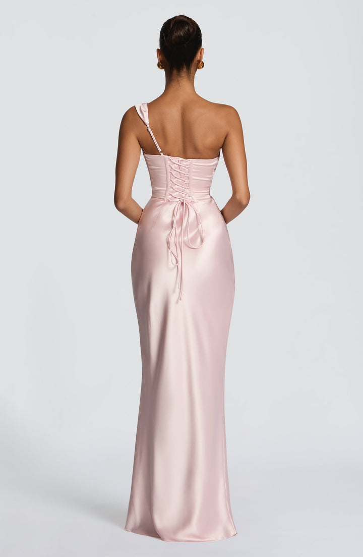 Thalassa | One-Shoulder Maxi Dress - Blush