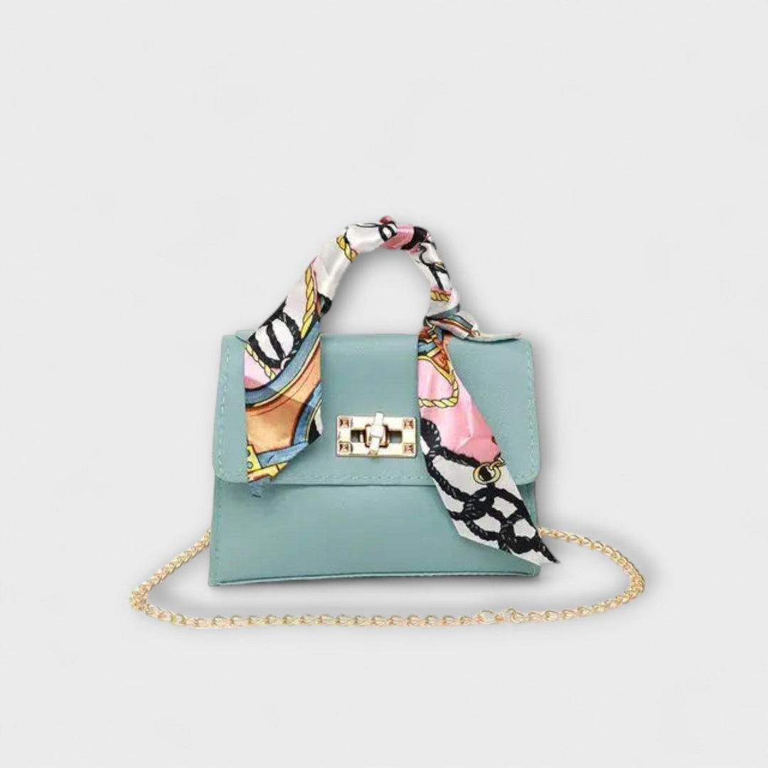 Celviera | Elegant Silk-Scarf Handbag