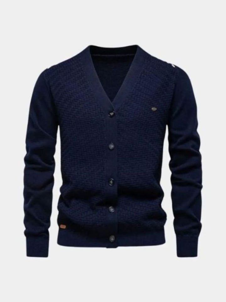 Crestford | V-Neck Knitwear Cardigan